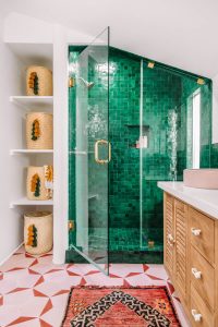 colorful bathrooms